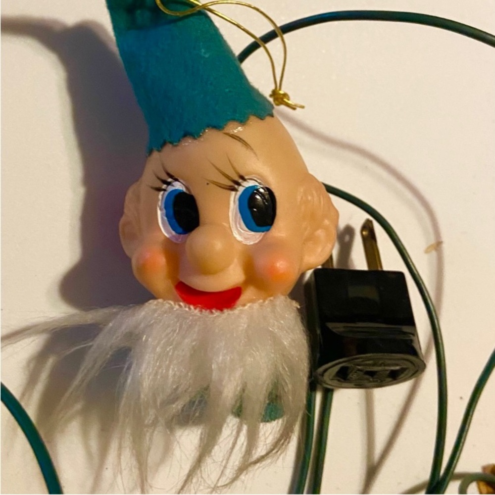 RARE antique/vintage elf light covers SET OF 10or single ornaments from the ‘50s - Picture 4 of 5